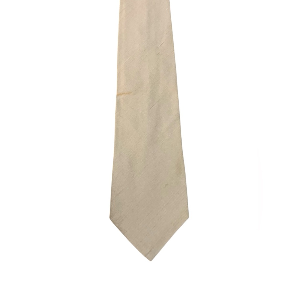 Giant panda 100% Chinese silk tie, champagne, color, excellent used condition